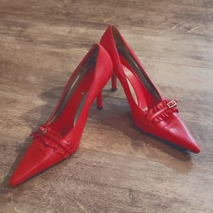 Red Leather Heels